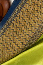 Navy Nimbu Lotus Butta